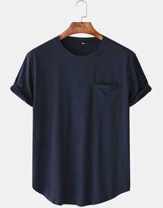11 Colors Cotton Plain Chest Pocket T-Shirt