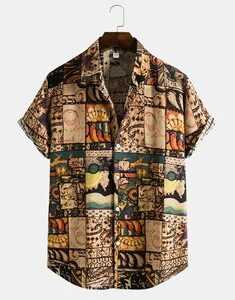 Ethnic Style Tribal Print Shirt
